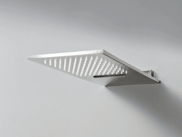 IOS - Wall-mounted rectangular brass waterfall shower by Rubinetterie Treemme - view 2